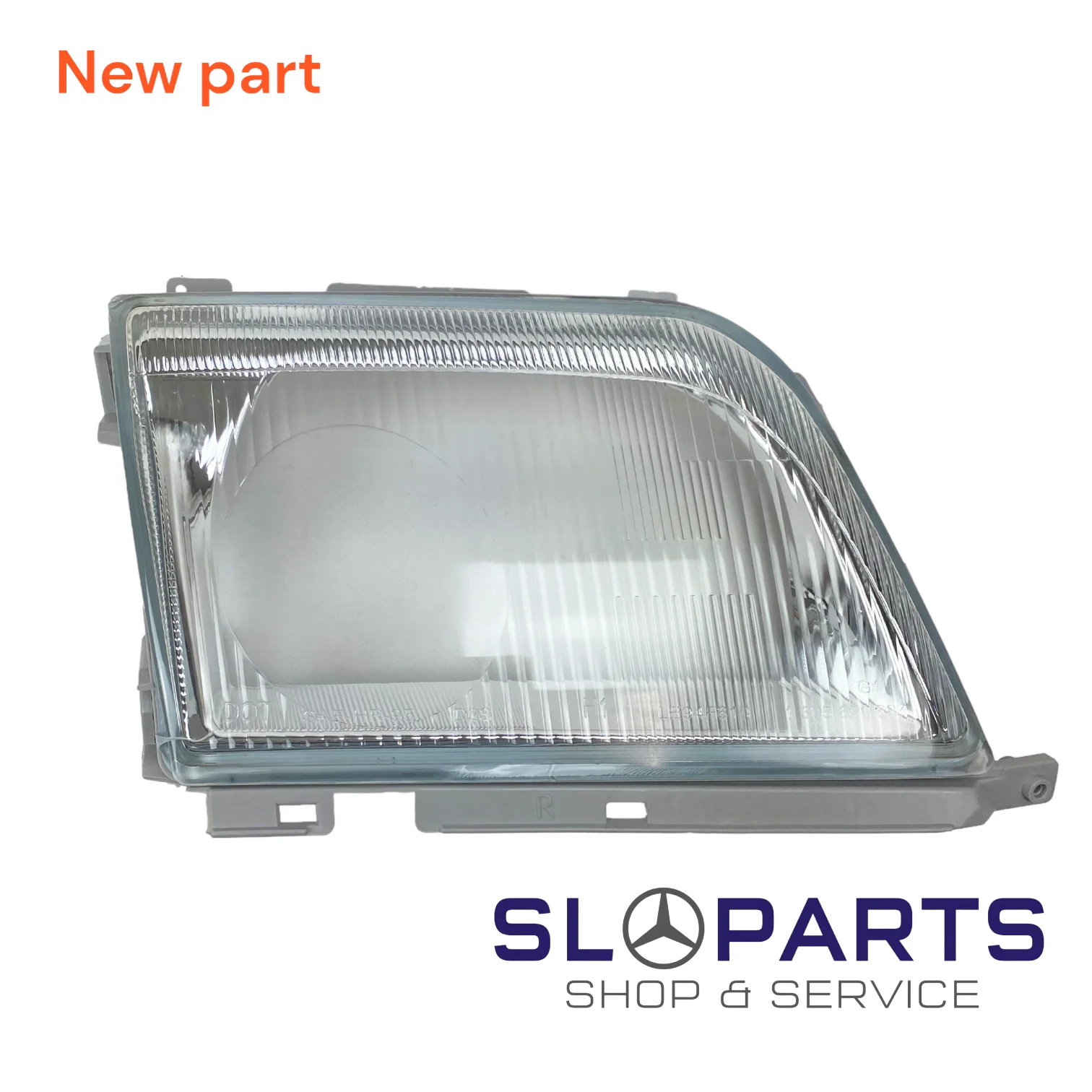 HEADLIGHT GLASS XENON RIGHT A1298202666 NEW