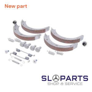 REAR  PARKING BREAK SHOE SET A1244200720