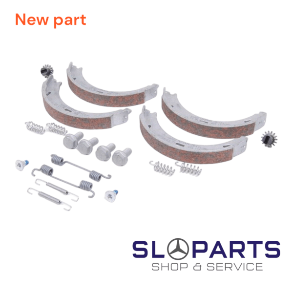 REAR  PARKING BREAK SHOE SET A1244200720