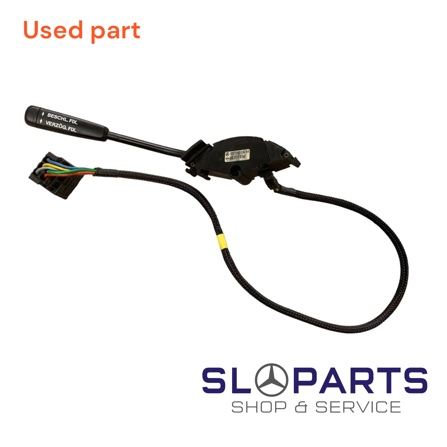 CRUISE CONTROL SWITCH GERMAN A1295400644