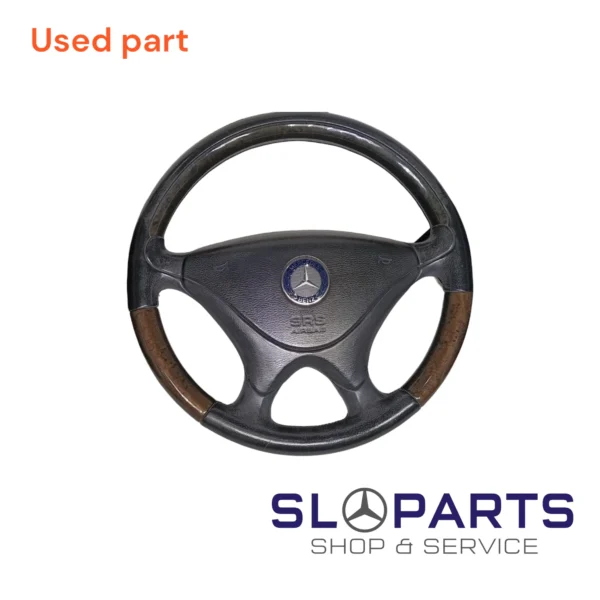 STEERING WEEL WOOD BLACK LEATHER V5.0 A1704603203